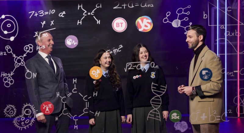 Pictured is Shay Walsh Managing Director BT Ireland with twin sisters Ashlee and Aimee Keogh aged 18 from Tallaght Community School and Peter Taylor, BTYSTE winner from 2001, and now a Judge, who were on hand to launch the 2025 BT Young Scientist and Technology Exhibition and Primary Science Fair which takes place from January the 08 until Saturday the 11th in the RDS, Dublin.
Thousands of school students will descend upon the RDS Dublin this week to participate in the 2025 BT Young Scientist & Technology Exhibition and Primary Science Fair. The BTYSTE, which is one of the leading school science, technology, engineering, and mathematics (STEM) exhibitions in the world, annually showcases incredible STEM focused ideas in project entries from secondary school students aged 12-19 years.
President of Ireland, Michael D. Higgins will officially open the 2025 exhibition tomorrow at a special ceremony for students, teachers, and partners. The ceremony will be streamed live on the BTYSTE
website and on Facebook Liv